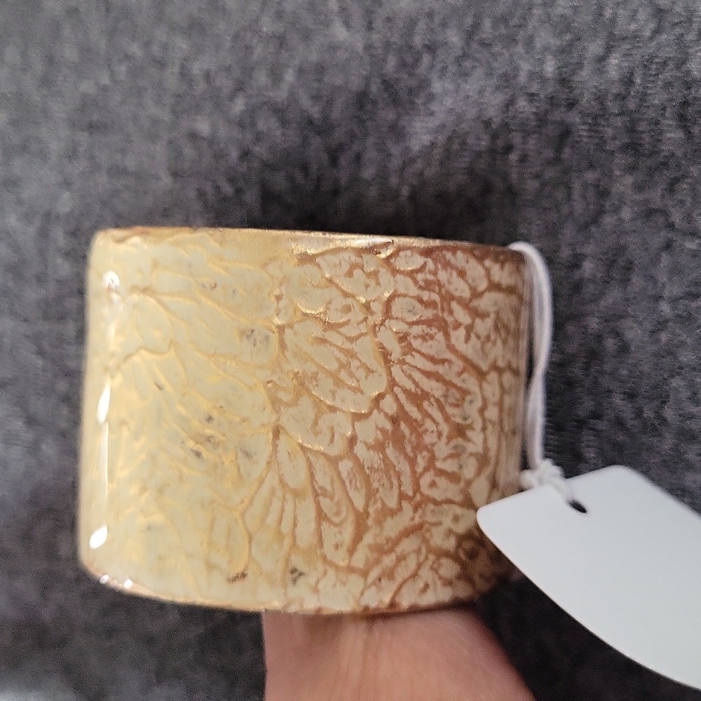 Pier 1 4 Crackled Gold Metal Pier 1 Napkin Rings